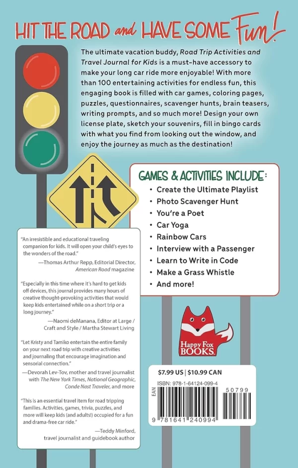 Road Trip Activities - Travel Journal