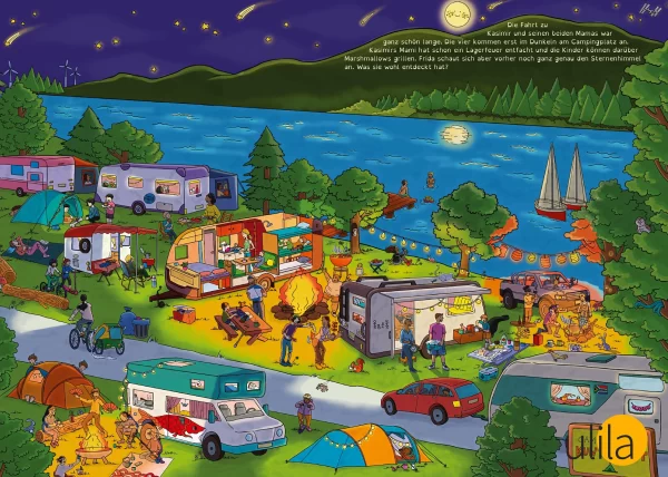 "Mimi's Colorful Vacation" Look-And-Find Book