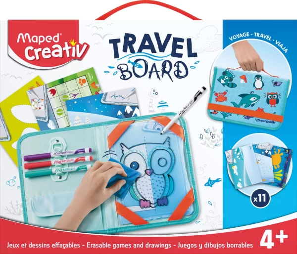Travel Board for Games & Drawings