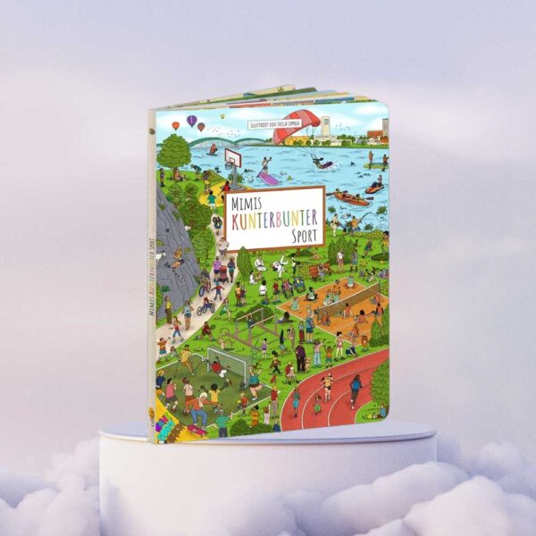 "Mimi's Colorful Sports" Look-And-Find Book