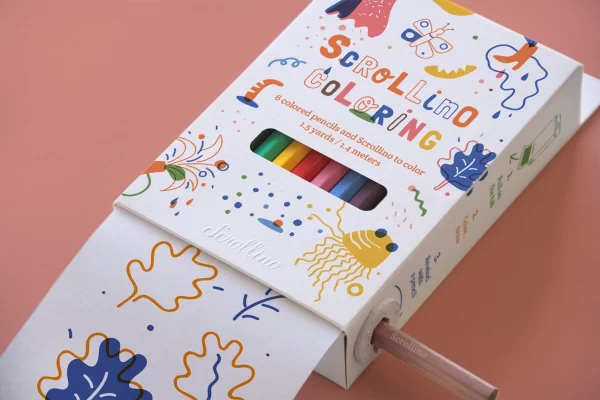 Colouring Book - Scrollino Style