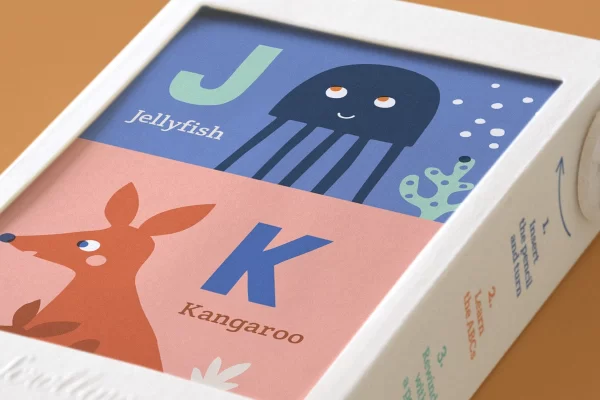 Scrollino Learning Book - ABC's with Animals