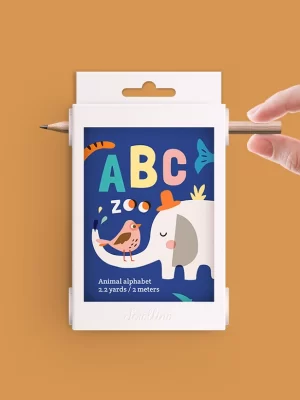 Scrollino Learning Book - ABC's with Animals