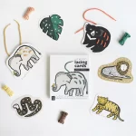 Lacing Cards - Jungle Animals